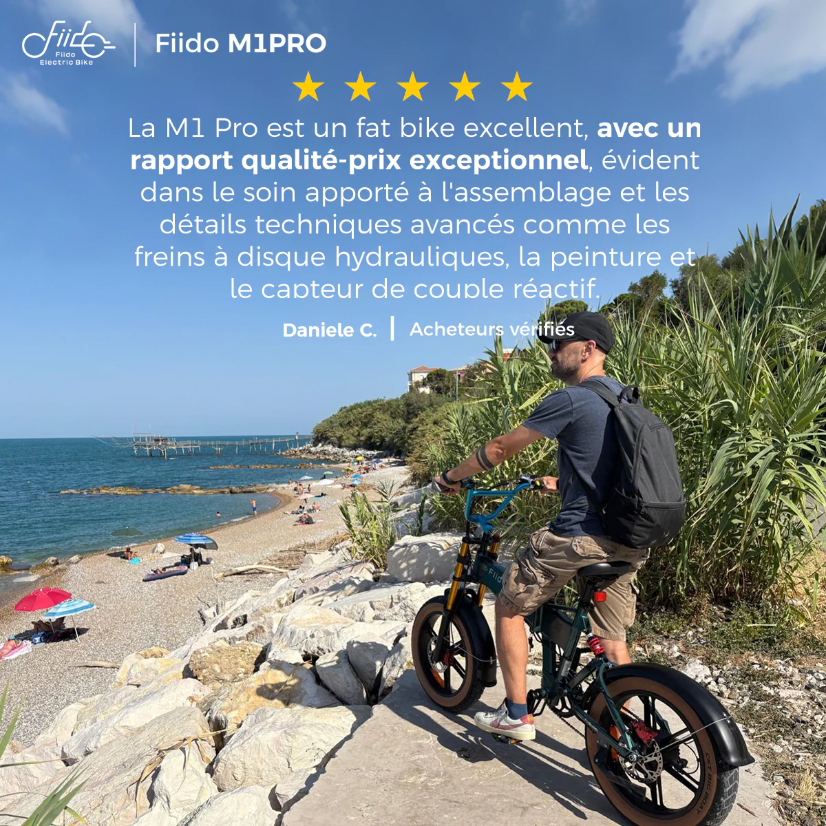 Fiido M1 Pro Vélo électrique Vtt Fatbike Cargo De Gros Pneus - Image 7