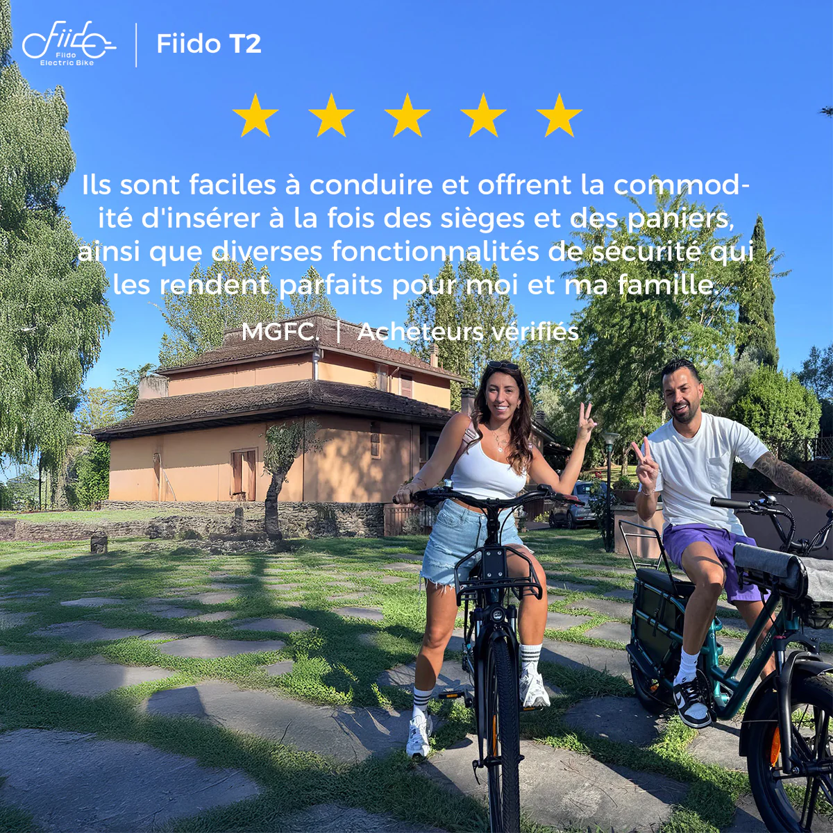 Fiido T2 Vélo électrique Longtail Fatbike Cargo - Image 9